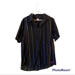 90’s Vision Street Wear Slim Fit Button-Up Shirt – Men’s Medium 🔥